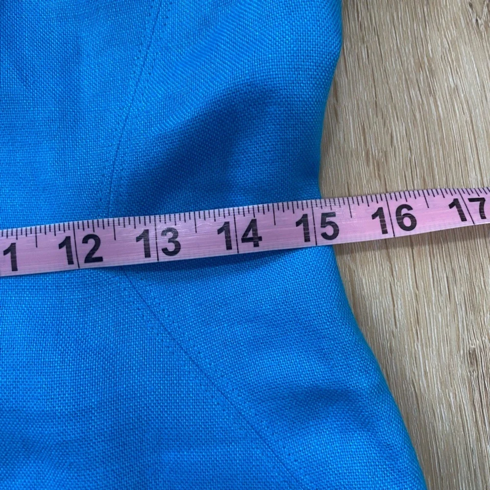 Talbots Linen Sheath Dress Size 4 - Picture 9 of 12